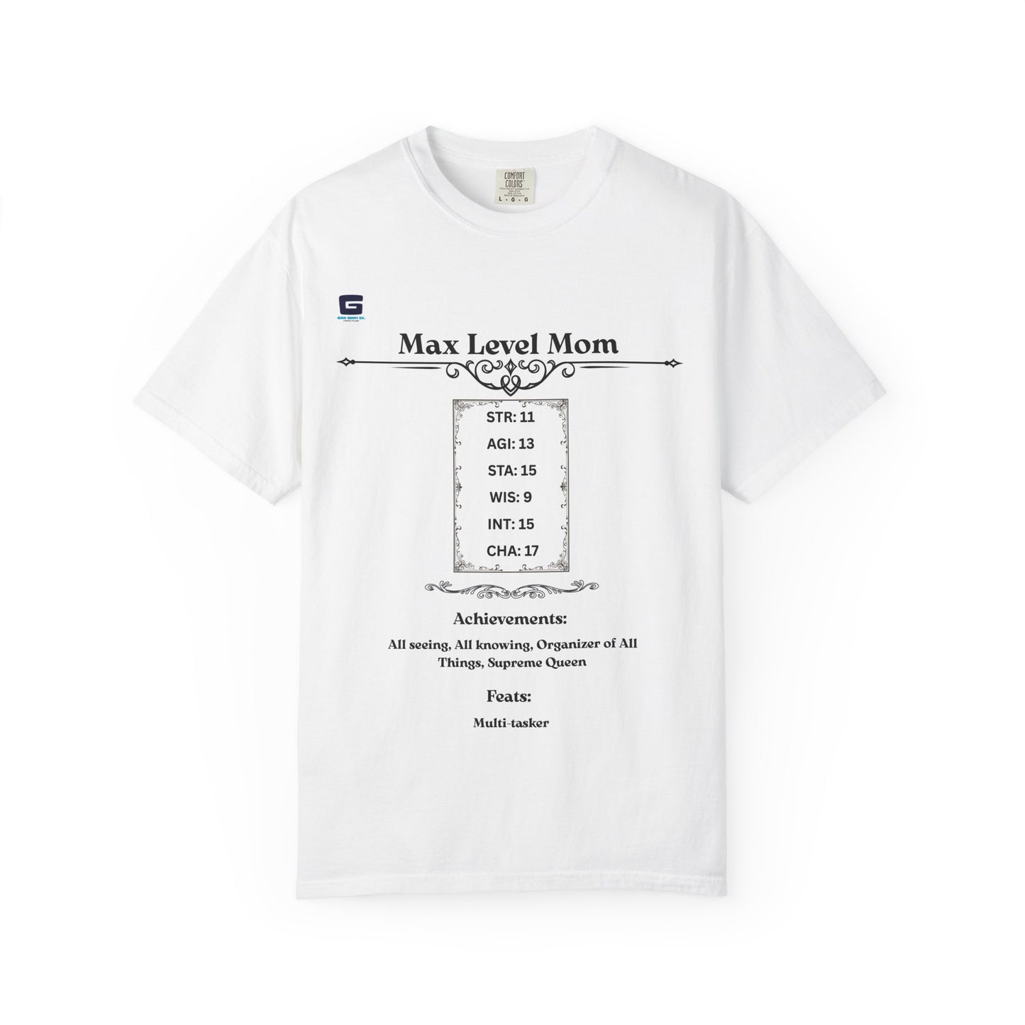 Max Level Mom RPG T-shirt
