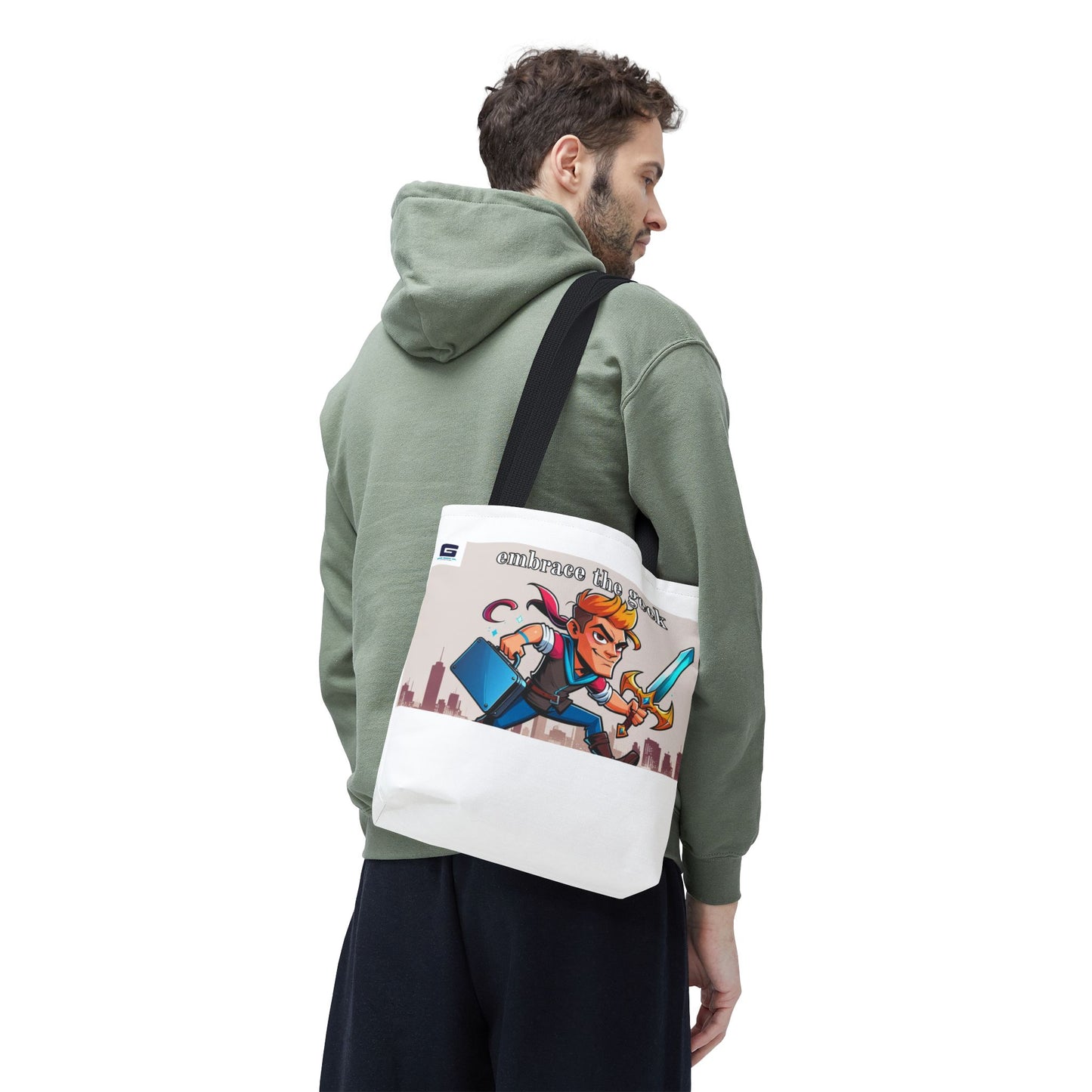 Embrace the geek branded bag - Corporate Warrior