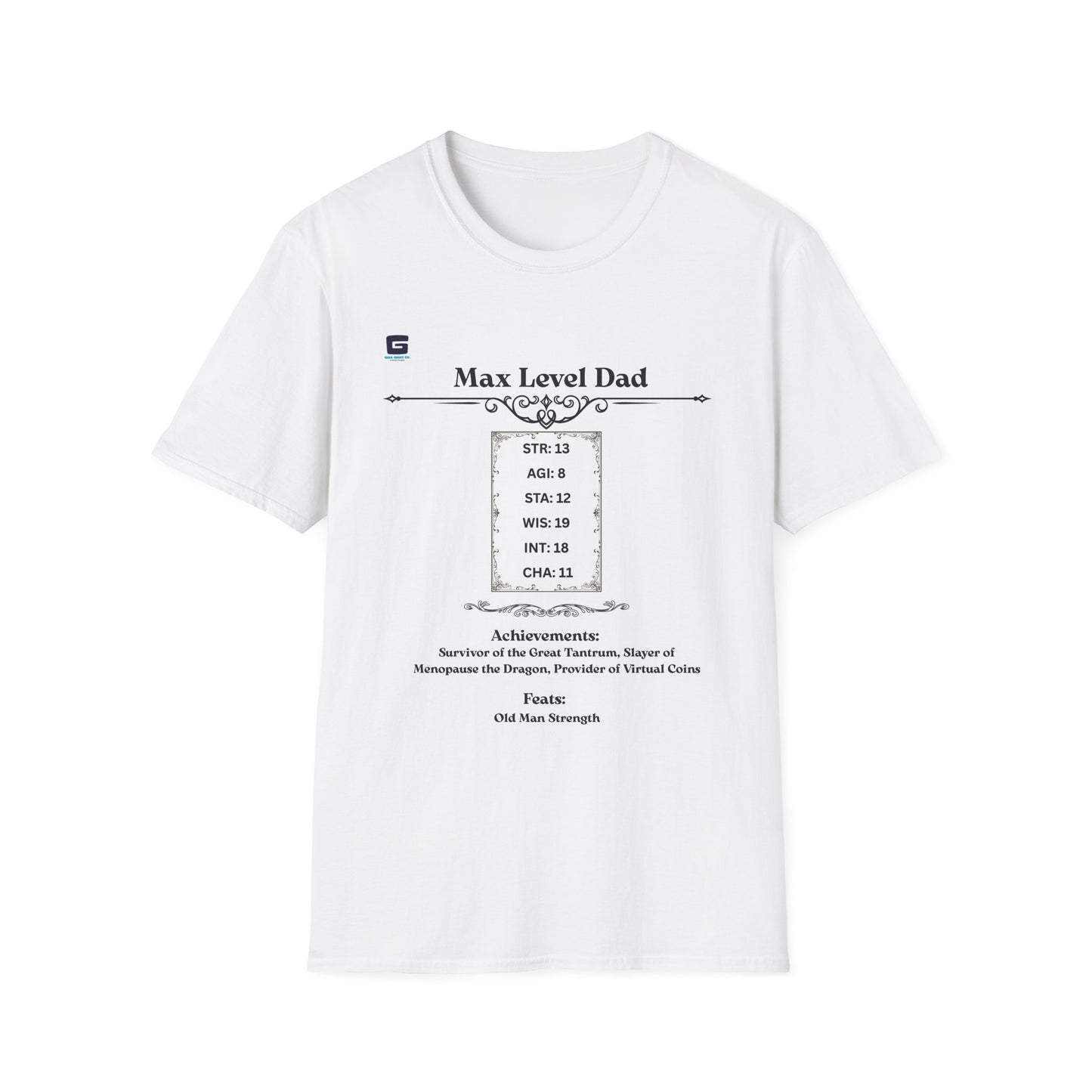 Max Level Dad RPG T-Shirt - Epic Geek Gear!
