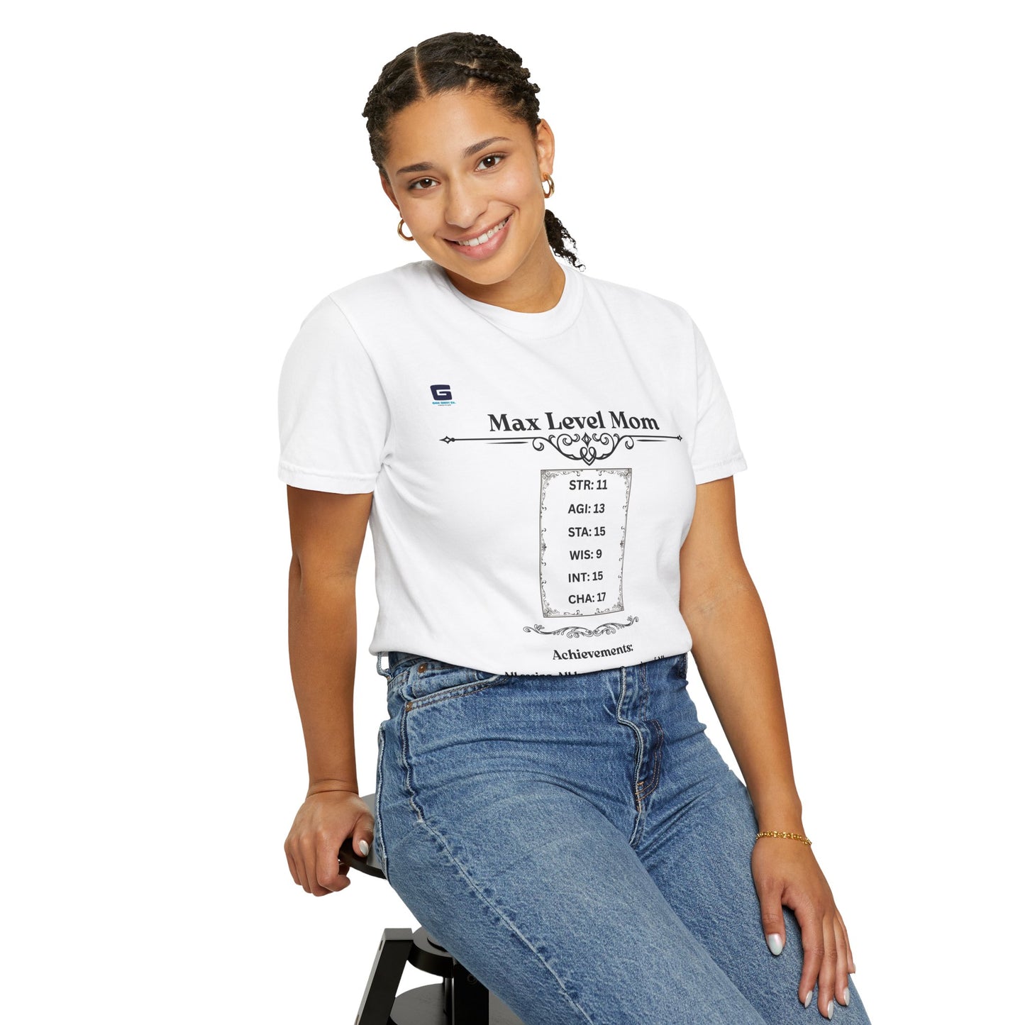 Max Level Mom RPG T-shirt